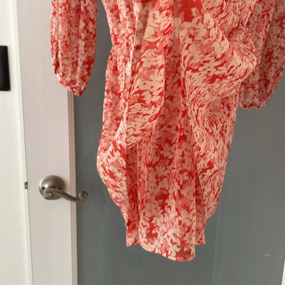 Zara floral short long sleeve dress - Picture 5 of 5